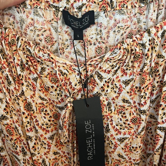 Rachel Zoe Multicolor Ruffle Mini Dress - Picture 2 of 4